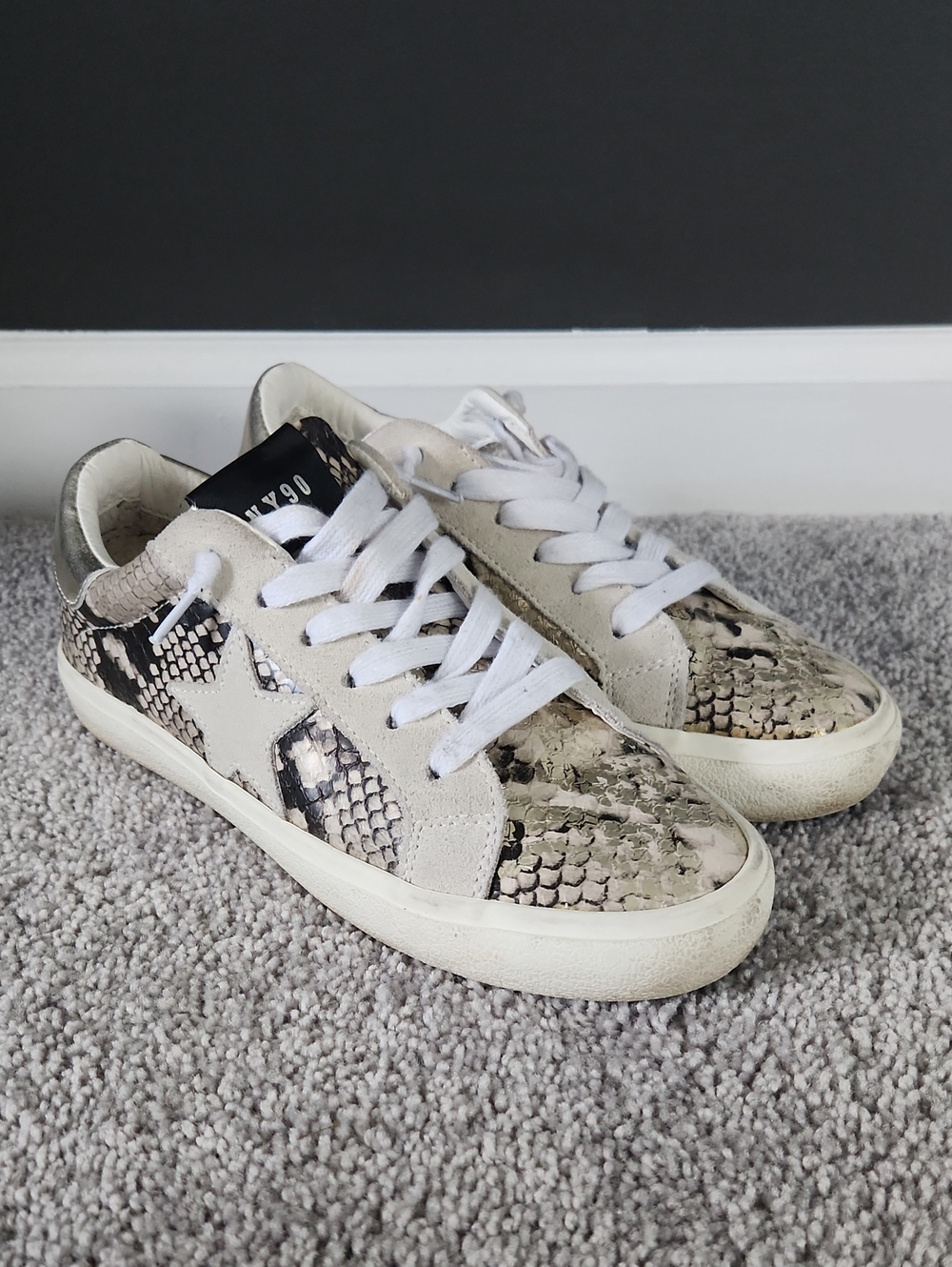 Steve Madden NY90 Snakeskin Shies With Star